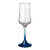 Blue - 6 oz Rose Bud Champagne Glasses