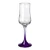 Purple - 6 oz Rose Bud Champagne Glasses