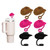 Cowboy Hat Shaped Silicone Straw Stoppers
