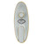 White/Gold Logo - Boat-Shaped Ceramic Cigar Ashtray