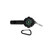 Black - 2 in 1 Whistle w/Carabiner
