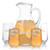 Set of 5 - Geneva Pitcher & Bexley Beverage