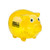 Translucent Yellow Logo - Classic Piggy Bank