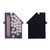Frost White/Solid Black Blank - House Mints & Picks