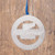 3 - 4" Etched Ornament