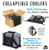 Gray/Black Angled Front View Logo - Urban Peak® 12 Can Collapsible Cooler