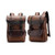 Vintage PU Leather Backpack