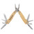 Bamboo Brown/Stainless Steel Logo - Timber Bamboo Multi Tool