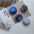 The Moon Shaped Acrylic Album Memo Clip Bag Binder Sealing Clip Food Bag Clamp-Two Sides Imprint