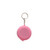 Pink - Round Shaped Tape Ruler Keychain