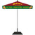 7.5' Heavy Duty Square Umbrella Kit with Valance and Steel Base