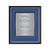 Vertical / 14.5 x 17 - Baron Certificate TexEtch - Black/Silver