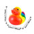 2" Custom Rainbow Rubber Shower Duck Pride Toy