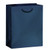 Navy Blue Blank - Gloss Laminated Euro Tote Bag w/ Macrame Rope Handles (8"x4"x10")