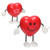Red Logo - Valentine Heart Stress Reliever Figure