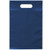 Navy Blue Blank - 9 ½W x 14H Die Cut Handle Bag - Flexo Ink Print