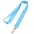 Blue - 1" Nylon Custom Lanyard
