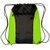 Lime Green Blank - Color Drawstring Backpacks