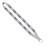 3/4" Polyester Lanyard with Sewn Silver Metal Split-Ring