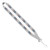 3/4" Polyester Lanyard with Sewn Silver Metal Split-Ring