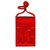 Red - Large Double Pouch Neck Wallet
