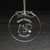 Clear - Circle Ornament