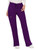 Eggplant Purple Blank - Cherokee Workwear Revolution Women's Mid Rise Drawstring Cargo Pant