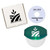 Translucent Green Logo Various Views - World's Best Pizza Cutter® Set