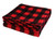 Buffalo Check Red/Black - The Cabin Throw (Embroidery)