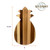 Light Brown/Brown/Dark Brown/Beige Blank - Rock & Branch® Shiplap Series Pineapple Shaped Wood Serving & Cutting Board