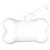 White - Bone Shaped Pet Bag Dispenser - 1 Color Imprint