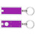 Purple - Rectangle LED Keychain