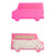 Translucent Pink - Pick and Mints - Delivery Truck