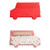 Translucent Red - Pick and Mints - Delivery Truck
