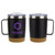 Black - Sapora 12 oz Vacuum Insulated Stainless Steel Mug with Cork Base