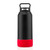 Black/Black - 32 oz Growler Bottle w/Silicone Bowl