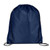 Navy Blue Blank - Full Color Drawstring Backpack