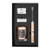 Packaging Straight - Zippo® Rose Gold Rechargeable Candle Lighter & 8 oz Champagne Candle Gift Set