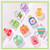 Bottle Shaped Acrylic Album Memo Clip Bag Binder Sealing Clip Food Bag Clamp-Two Sides Imprint