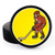 Black Logo - Full Color Imprint Official Hockey Puck