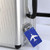 Blue blank - Luggage Tags Card Holders with Stainless Steel Loops