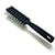 Black Blank - Vented Hair Brush with Ball-Tipped Bristles