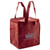 Burgundy Red Logo - Enviro Sack Non Woven Lunch Tote Bag