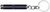 Black 2-In-1 Laser Pointer LED Flashlight Key Chain