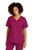 Wine Red Blank - WonderWink® Women's WorkFlex™ Mock Wrap Top