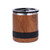 Teak Wood - Elemental® Recess Lowball 10oz Stainless Steel Tumbler with Shatter-free Lid