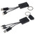 Black Blank - Triplet 3-in-1 Charging Cable with Screen Cleaner