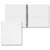 White Blank - 1" Overlay Round Ring Binder