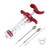 Plastic Marinade Meat Injector Syringe With 2 Professional Needles