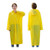 Yellow - Reusable PEVA Raincoat with Hood